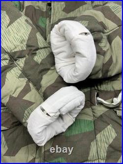 WWII German SS reversible winter parka in a Splinter camouflage pattern