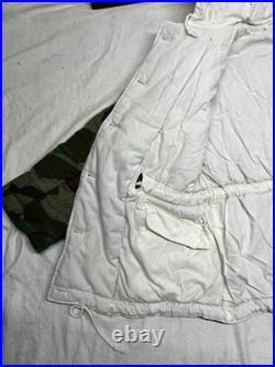 WWII German SS reversible winter parka in a Splinter camouflage pattern