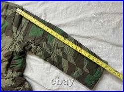 WWII German SS reversible winter parka in a Splinter camouflage pattern