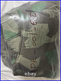 WWII German SS reversible winter parka in a Splinter camouflage pattern