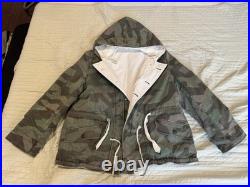 WWII German Splinter Winter Camo Parka Size L Mint Repro