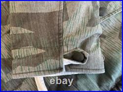WWII German Splinter Winter Camo Parka Size L Mint Repro