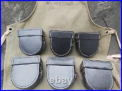 WWII German Stationsuhr Leather Pouch replica