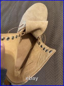 WWII German Style M37 M43 Hobnail Low Boots Leather Reenactment Shoes