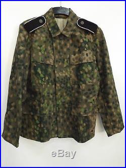 WWII German WH Elite Field blouse M43 dot pea Camo Normandy eastern front