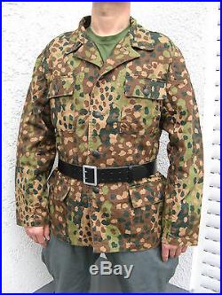 WWII German WH Elite Field blouse M44 dot pea camo jacket camo tunic XL