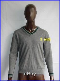 WWII German WH Elite Gray Cashmere Sweater Repro