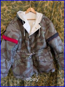 WWII German WH Reversible Winter Splinter Camo Jacket, REPRO, Splintertarn