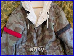 WWII German WH Reversible Winter Splinter Camo Jacket, REPRO, Splintertarn
