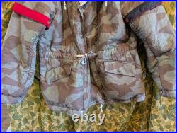 WWII German WH Reversible Winter Splinter Camo Jacket, REPRO, Splintertarn