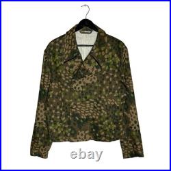 WWII German Waffen SS Dot Camo Panzer Wrap Jacket Size L Repro