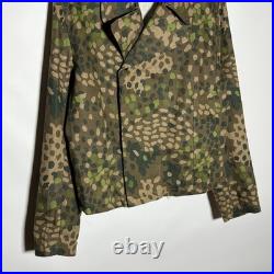 WWII German Waffen SS Dot Camo Panzer Wrap Jacket Size L Repro