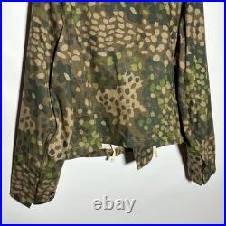WWII German Waffen SS Dot Camo Panzer Wrap Jacket Size L Repro