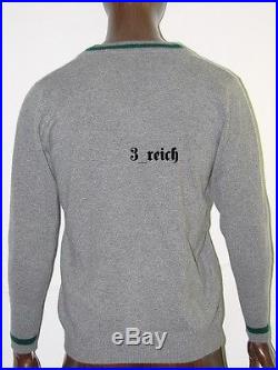 WWII German Wehrmacht Elite Gray Cashmere Sweater Repro