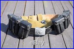WWII German Wehrmacht Repro Kit Belt, Kar 98 pouches, bread bag, y-straps