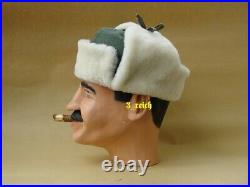 WWII German Wehrmacht Winter Sheepskin Hat reproduction