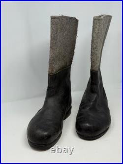 WWII German Winter Jack Boots Vintage Old Reproduction Wehrmacht