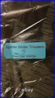 WWII German Winter SPLINTER CAMO Trousers by At The Front Militaria size 3 NEW