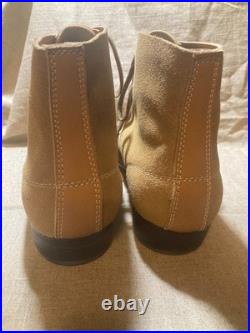WWII German low boots, Schnurschuhe M37 ankle boots Size 9 NEW Rough out