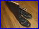 WWII German reproduction black leather marching boots US size 10 1/2 used