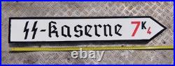 WWII German road sign