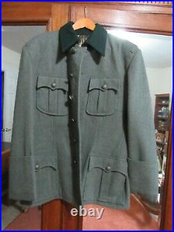 WWII M1936 German Officer doe wool uniform NWOT coat and trousers XL