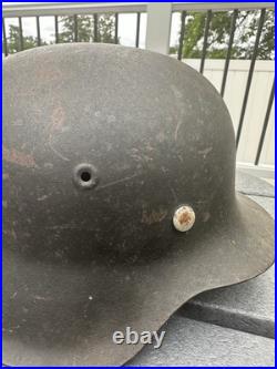 WWII M42 Single Decal Luftwaffe Helmet