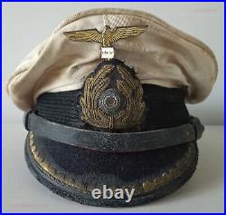 WWII REPRO U-Boat Captain hat