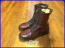 WWII Recent Production German Fallschirmjager Jump boots Brown size 8-new