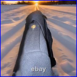 WWII Style German Naval Officer Wool Greatcoat Dressel Saar West Germany 45