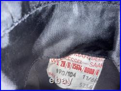 WWII Style German Naval Officer Wool Greatcoat Dressel Saar West Germany 45