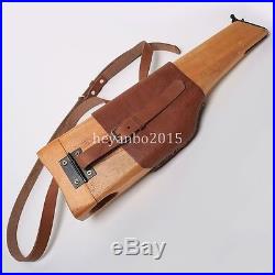 WWII WW2 GERMAN C96 Military MAUSER C96 BROOMHANDLE LEATHER HOLSTER