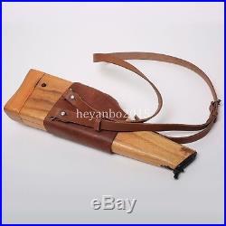 WWII WW2 GERMAN C96 Military MAUSER C96 BROOMHANDLE LEATHER HOLSTER