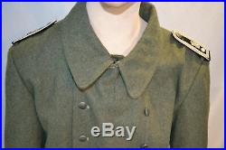 WWII WW2 German M40 / M42 Greatcoat Size XL EXC CONDITION Heavy Wool REDUCED