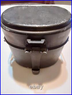 WWII WW2 MILITARY ARMY M31 MESS TIN CANTEEN PSL 61 Bento Box Aluminum