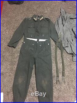 WWII WW2 Reproduction German Army Wehrmacht M 1943 Uniform + shirt\suspenders