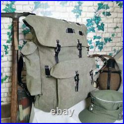 WWII Wehrmacht German Army Heer Elite Mountain Troops Canvas Rucksack Backpack