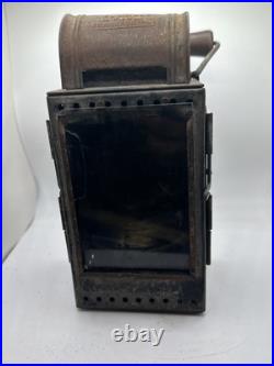 WWII Wupperdal German Railroad Signal Light Hand Lantern Train Railway Helmholtz