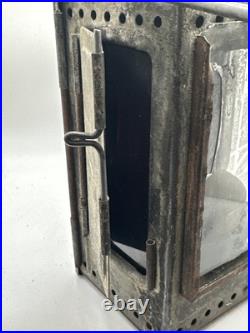 WWII Wupperdal German Railroad Signal Light Hand Lantern Train Railway Helmholtz