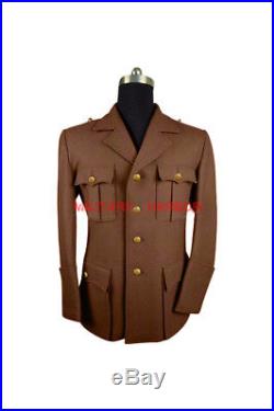 WWII german leader brown wool tunic