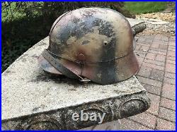 WWII reproduction German Normany camo Stahlhelms M35, M40, M42 custom orders