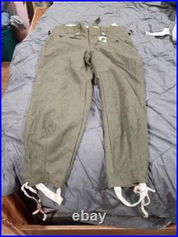 WWII reproduction German WOOL COMBAT FIELD trousers medium