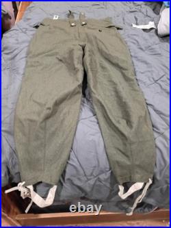 WWII reproduction German WOOL COMBAT FIELD trousers medium