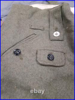WWII reproduction German WOOL COMBAT FIELD trousers medium