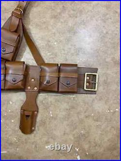WWI German Chest Rig / West Africa Schützentruppen Equipment Belt and Pouch Rig