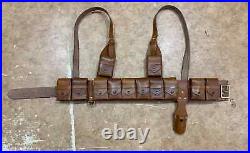 WWI German Chest Rig / West Africa Schützentruppen Equipment Belt and Pouch Rig