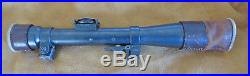 WWI German Goerz Semi-Turret Sniper Scope or Telescopic Sight for Mauser Gew98