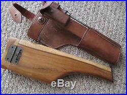 WWI WWII German Mauser Broom handle Holster Stock 1916 Repro MINTY