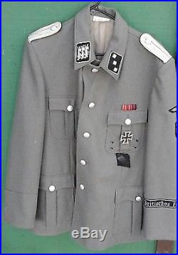 WW II German Uniform Jacket German Size 52. Size Britisches Freikorps 1945
