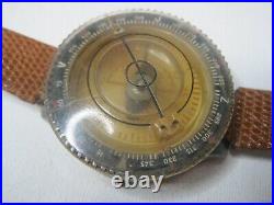 WW II German WRIST COMPASS back printed 1942 0248 SBE Wehrmacht